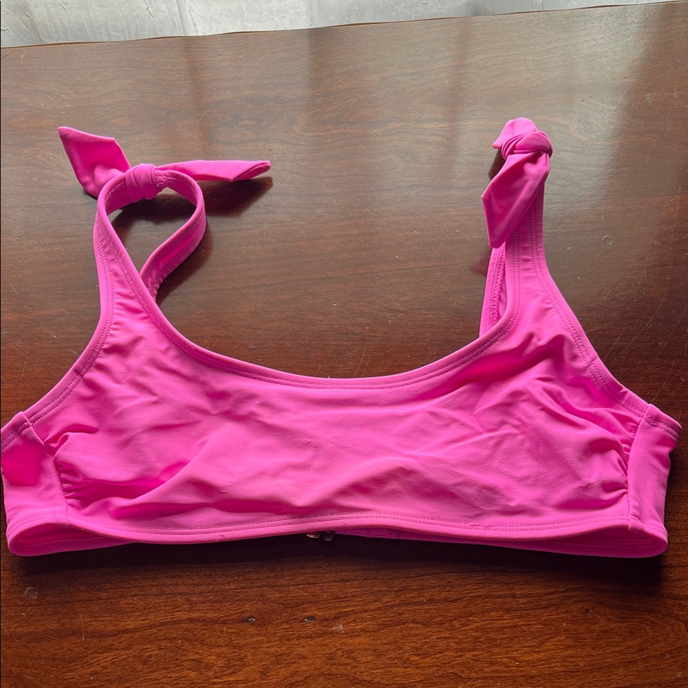 Target pink bikini top